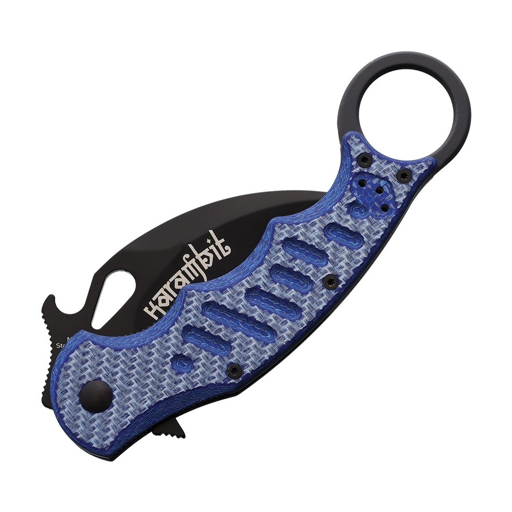 FOX Karambit Linerlock Blue Twill