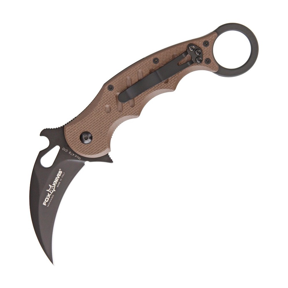 FOX Karambit Dark Earth G-10