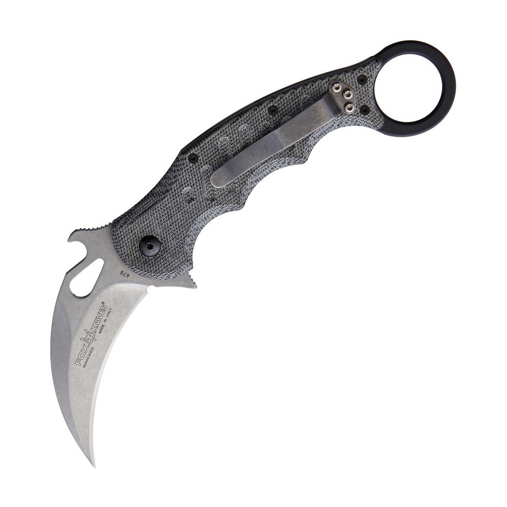 FOX Karambit Linerlock SW Blk