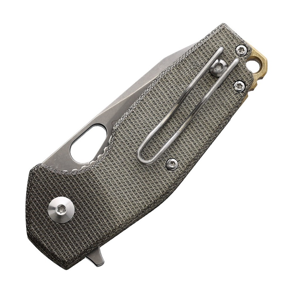 FOX Suru Linerlock OD Micarta