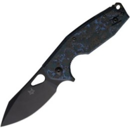 FOX Yaru Linerlock Blue Fat Carbon