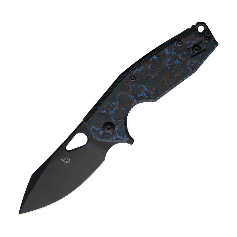 FOX Yaru Linerlock Blue Fat Carbon