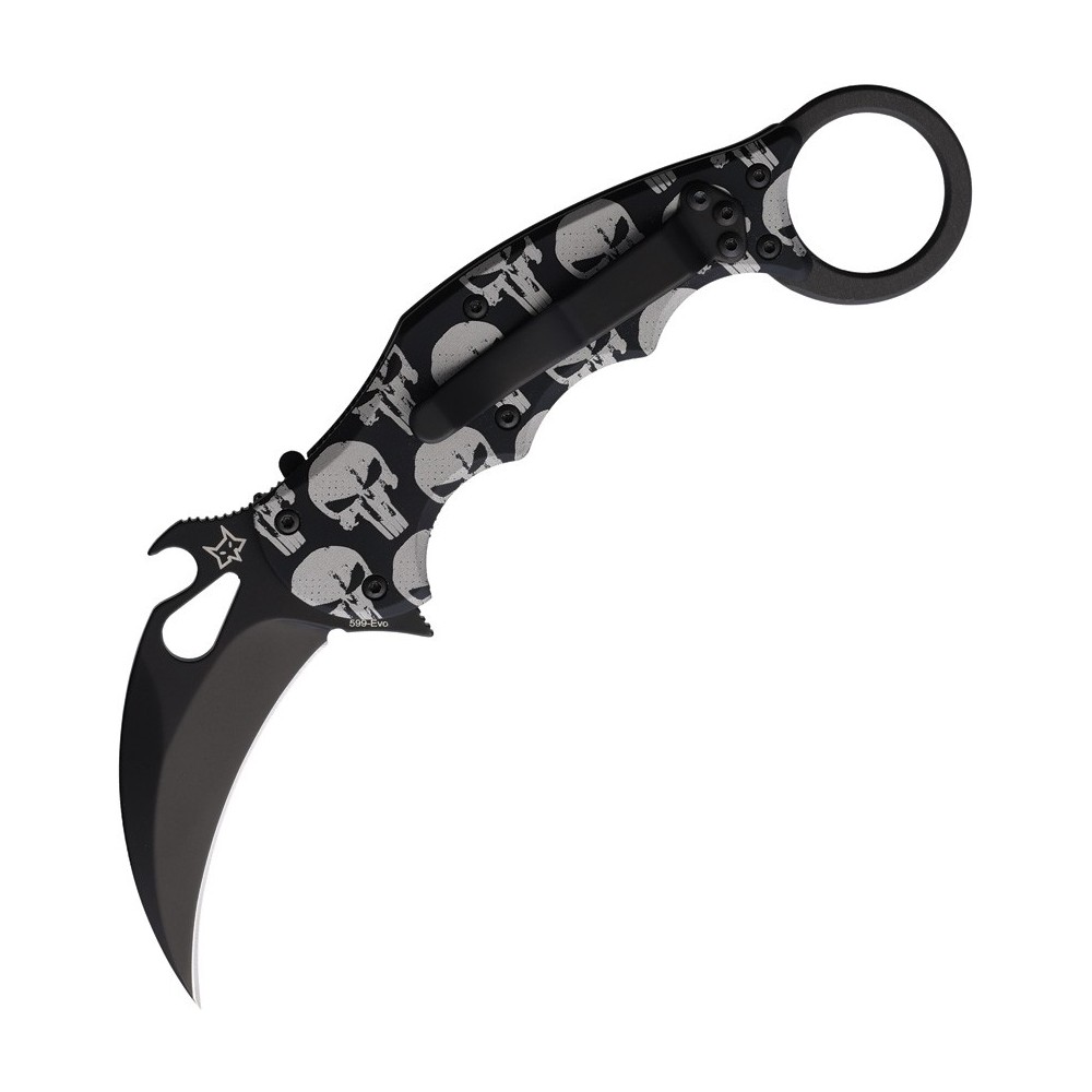 FOX Karambit Linerlock Skull