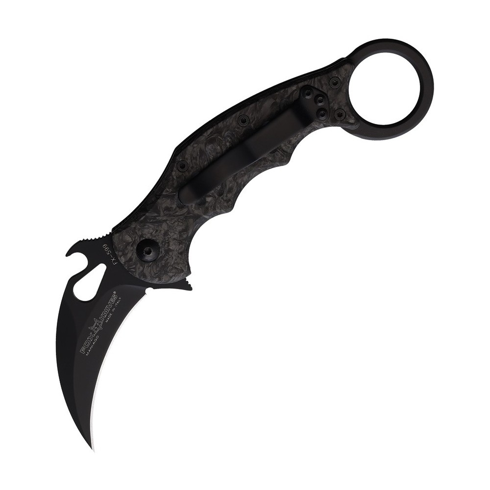 FOX Karambit Linerlock Fat CF