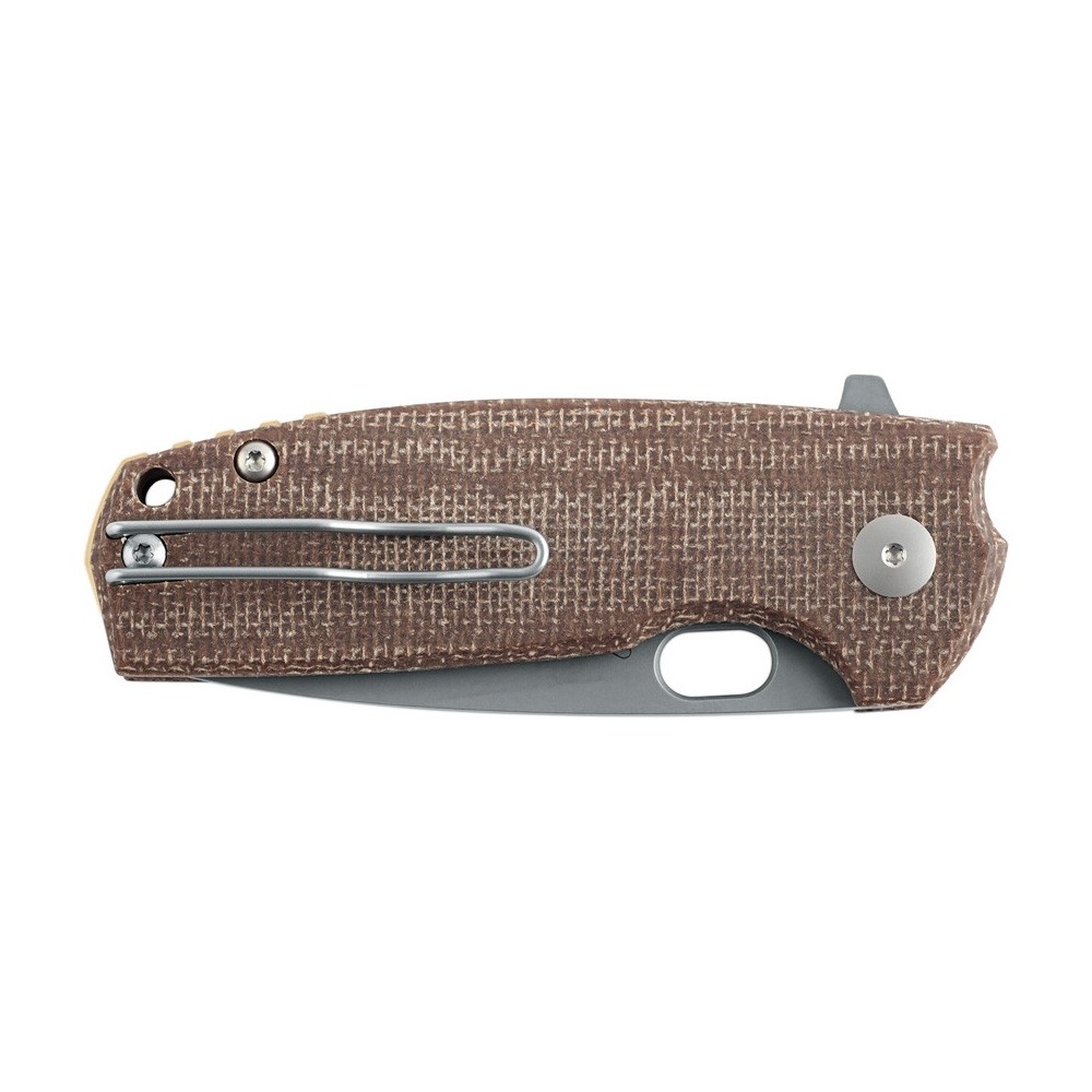 FOX Core Linerlock Brown Micarta