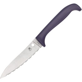 Spyderco Counter Puppy Purple Serrated