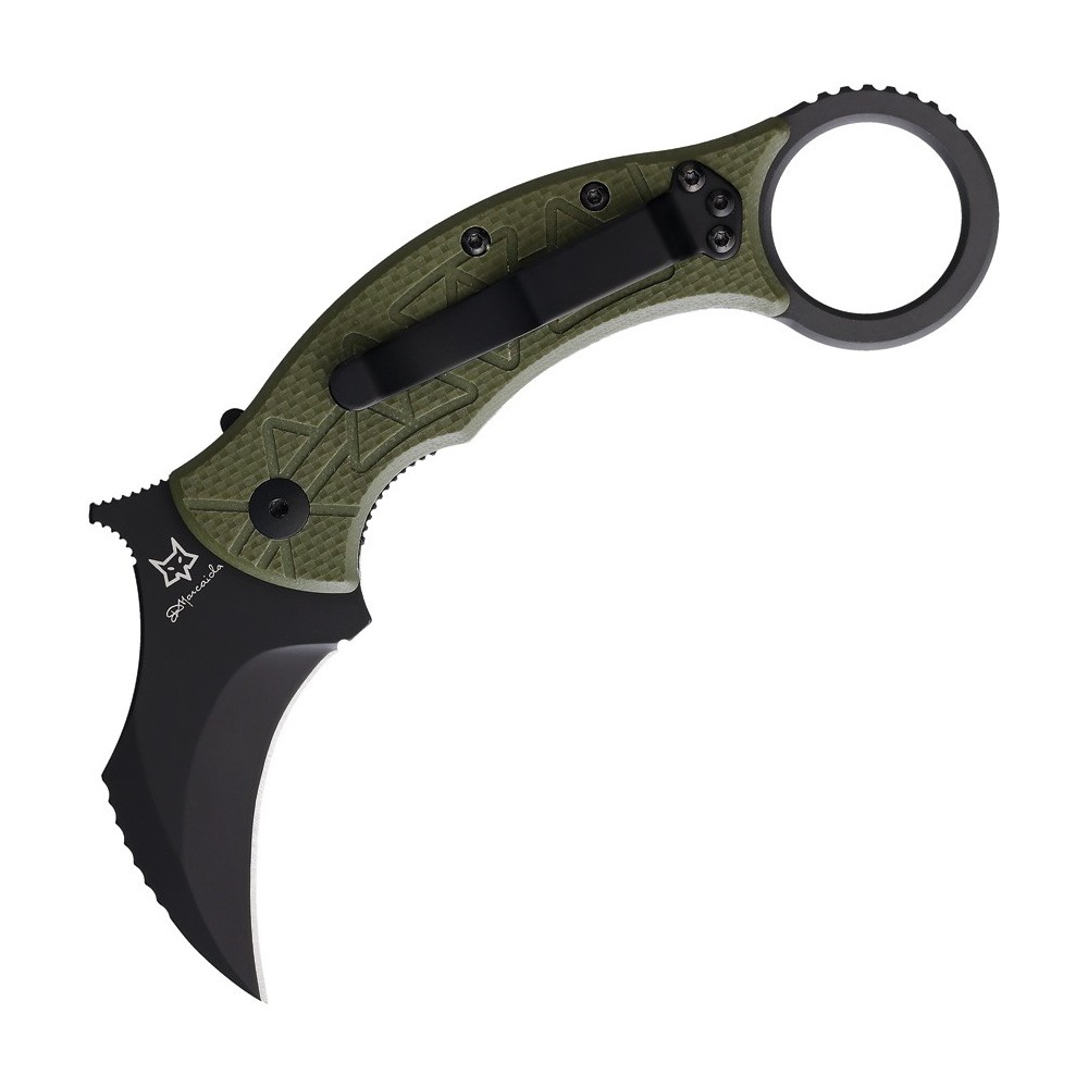 FOX Tribal K Karambit Linerlock OD