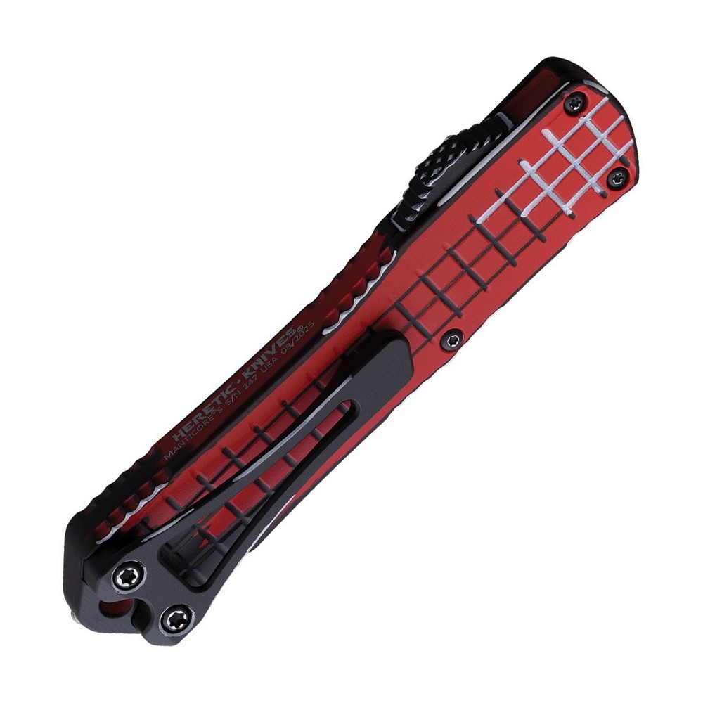 Heretic Knives Auto Manticore S OTF Red