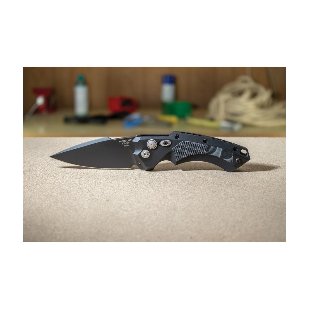 Hogue Auto Ex-A05 Button Lock Black