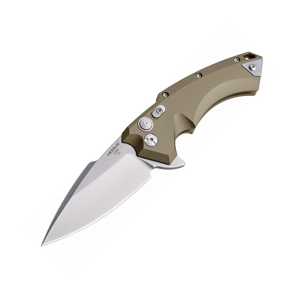 Hogue X5 Button Lock Tan Spear