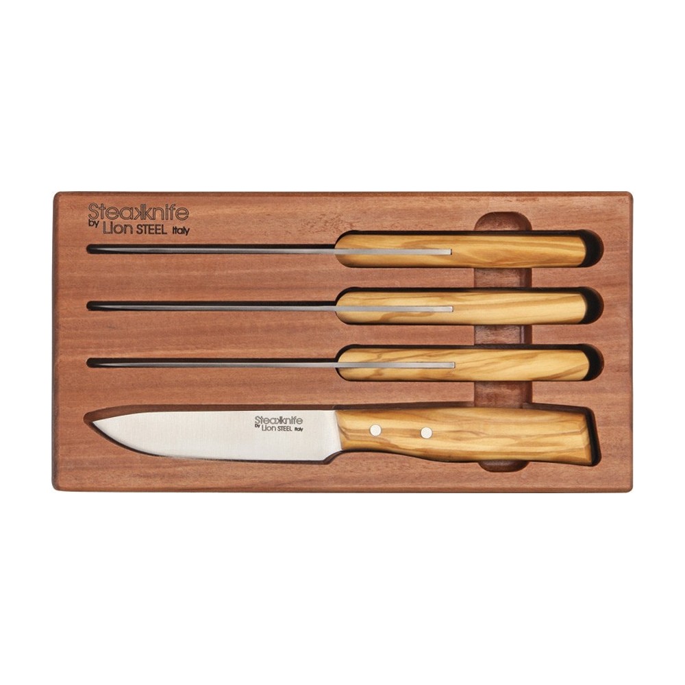 LionSTEEL Four Piece Steak Knife Set