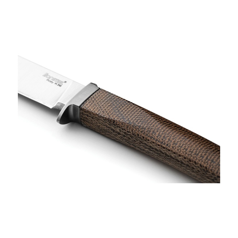 LionSTEEL AGO Fixed Blade Green Micarta