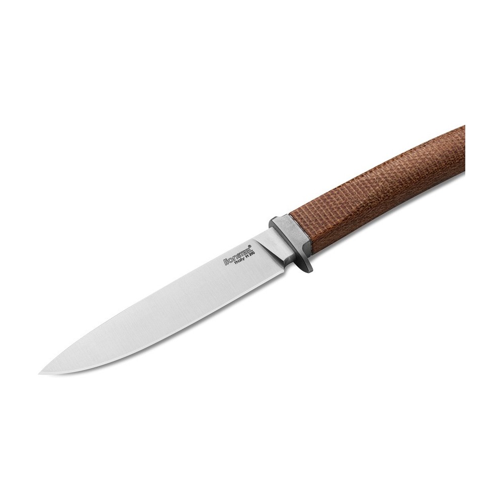 LionSTEEL AGO Fixed Blade Natural Mic