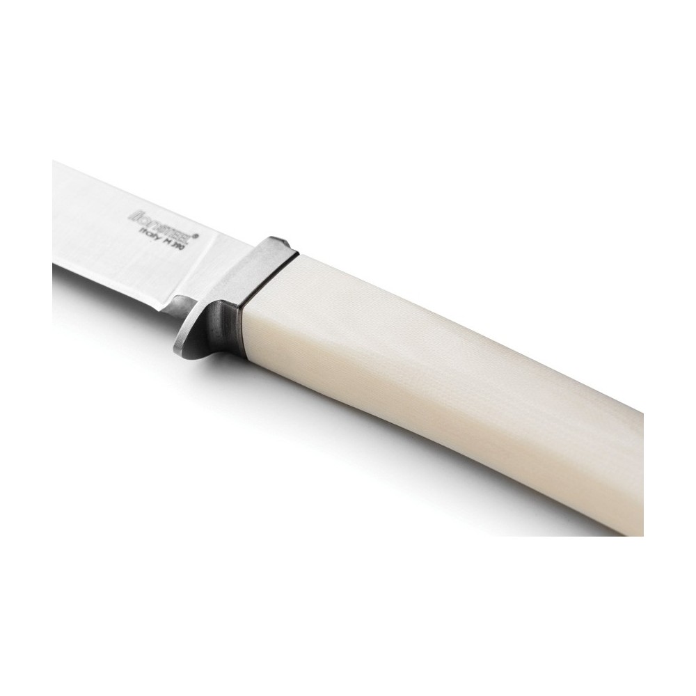 LionSTEEL AGO Fixed Blade White Micarta