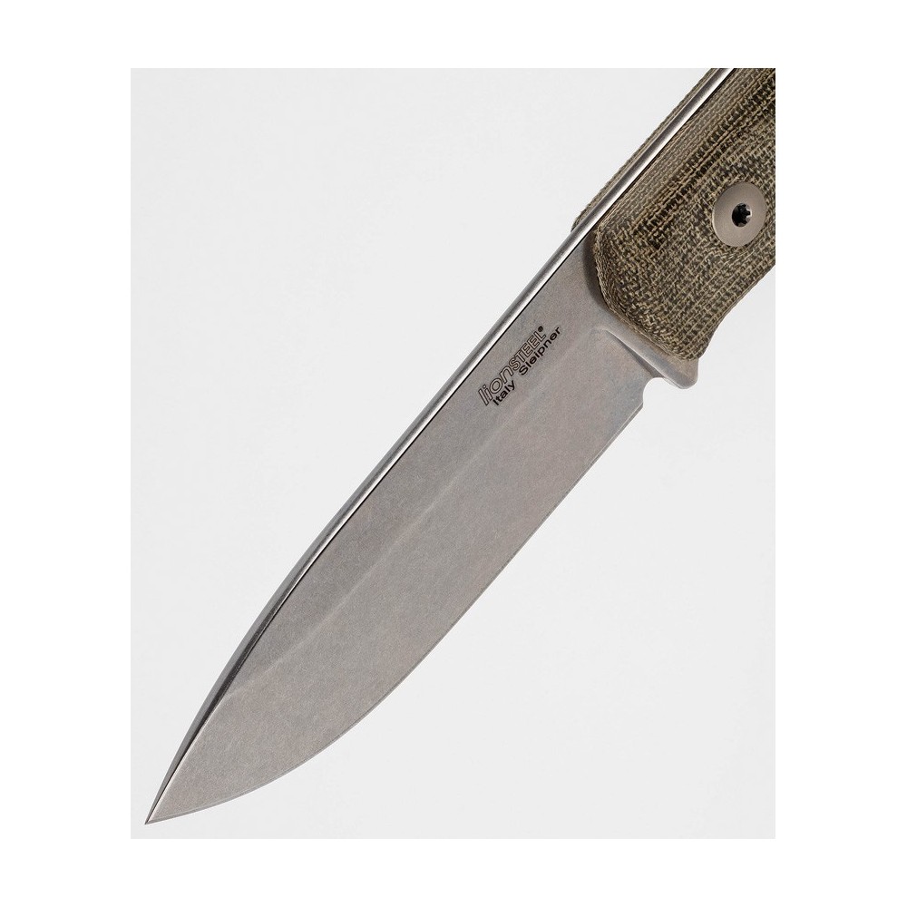 LionSTEEL B41 Bushcraft Green Micarta