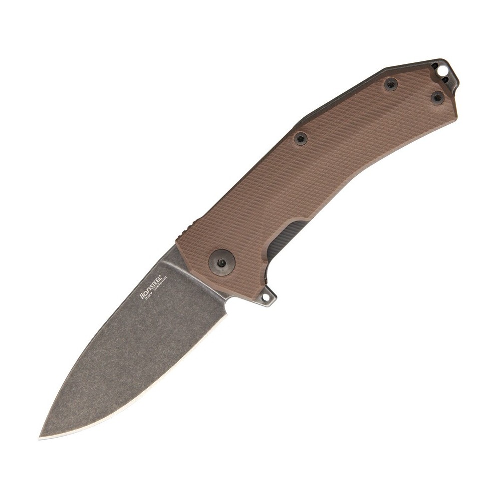 LionSTEEL KUR Linerlock Br Stonewash