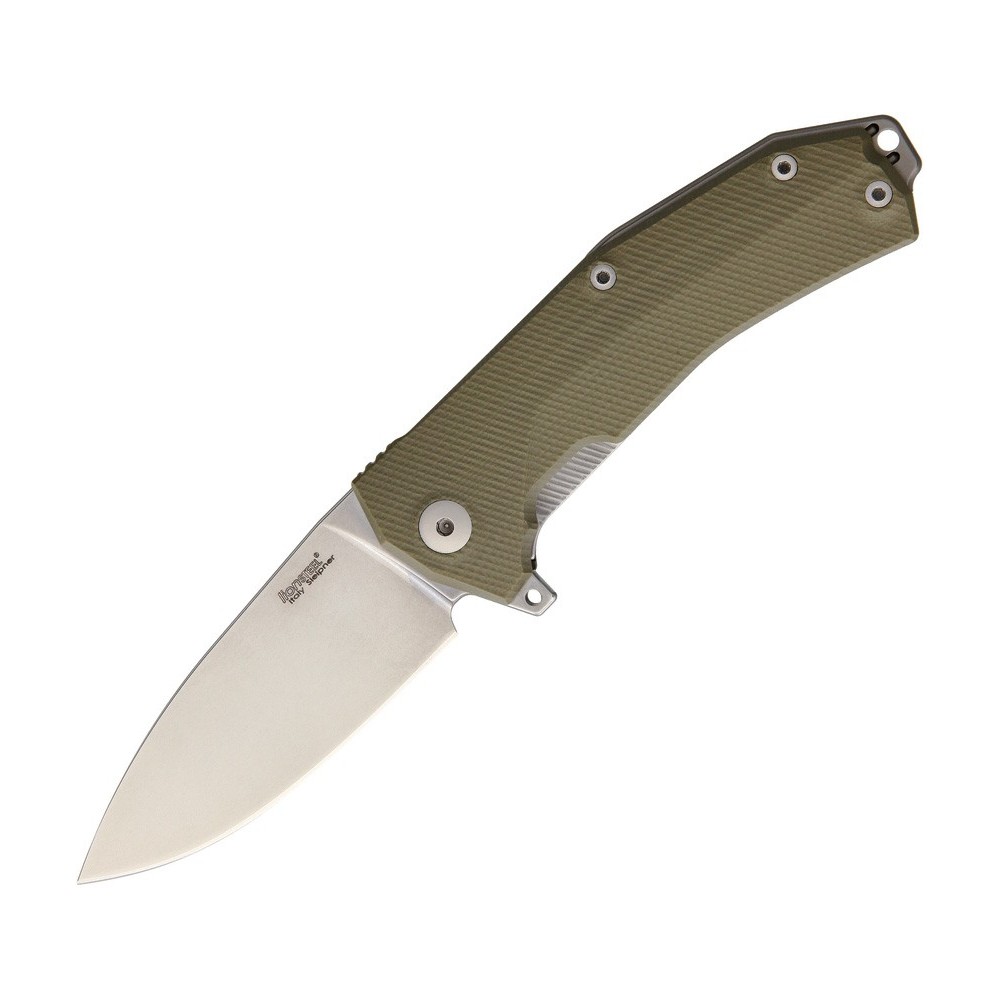 LionSTEEL KUR Linerlock Green
