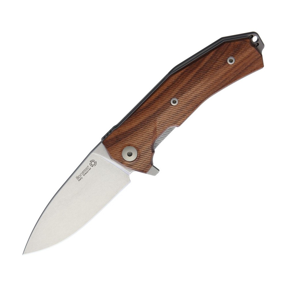 LionSTEEL KUR Linerlock Santos Wood