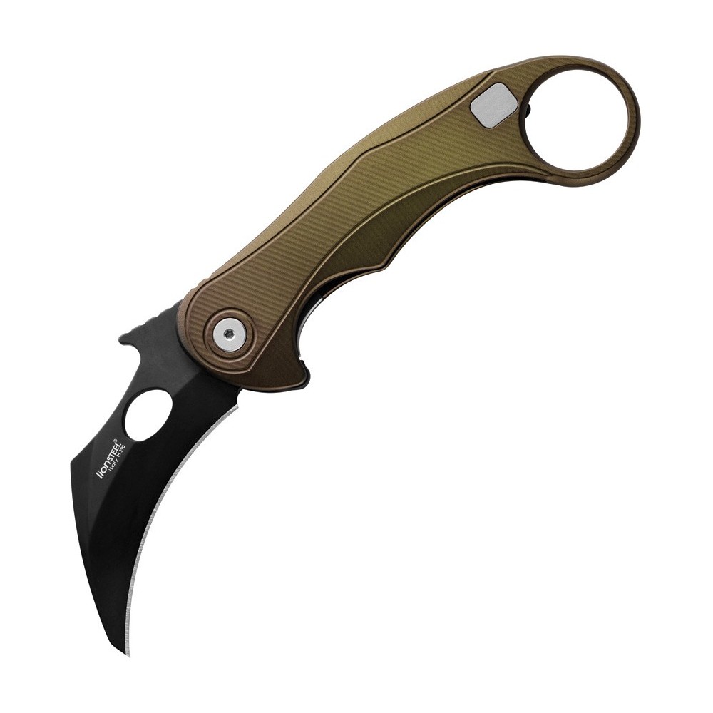 LionSTEEL LEone Mid Framelock Grn PVD