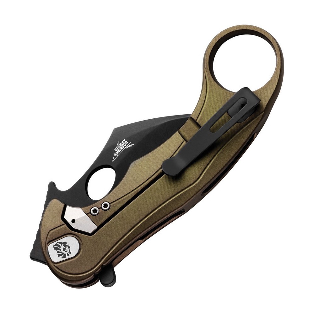 LionSTEEL LEone Mid Framelock Grn PVD