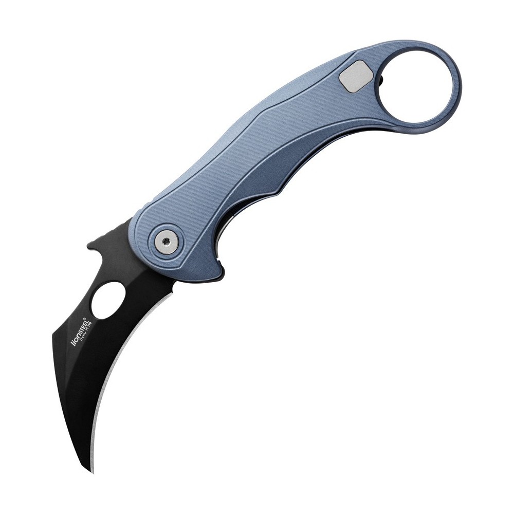 LionSTEEL LEone Mid Framelock Blue PVD