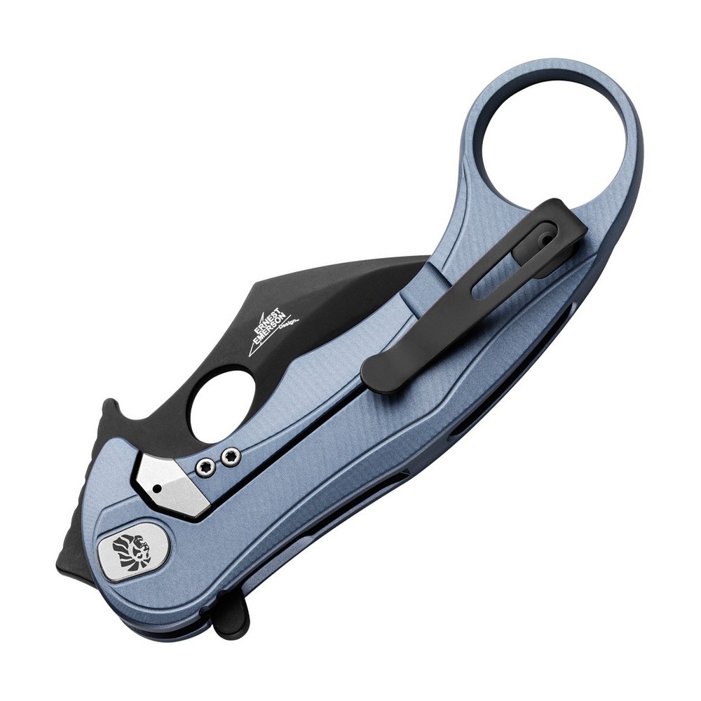 LionSTEEL LEone Mid Framelock Blue PVD
