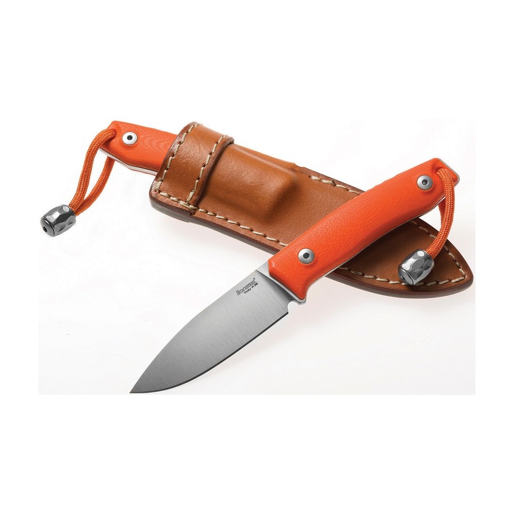 LionSTEEL M1 Fixed Blade Orange G10