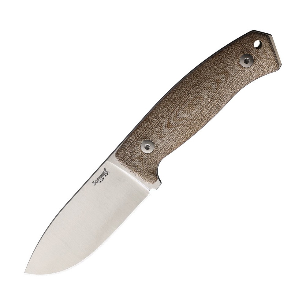 LionSTEEL M2M Fixed Blade Natural Canvas
