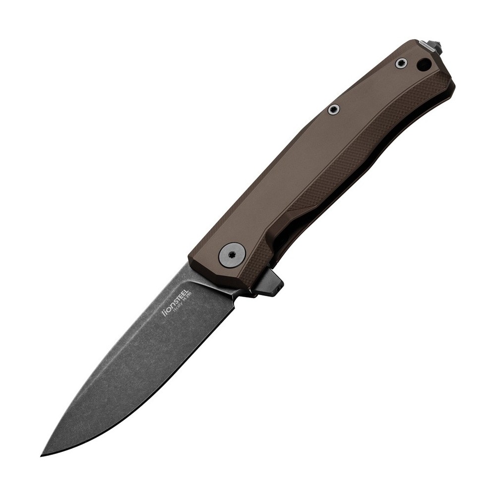 LionSTEEL Myto Framelock Aluminum Brown