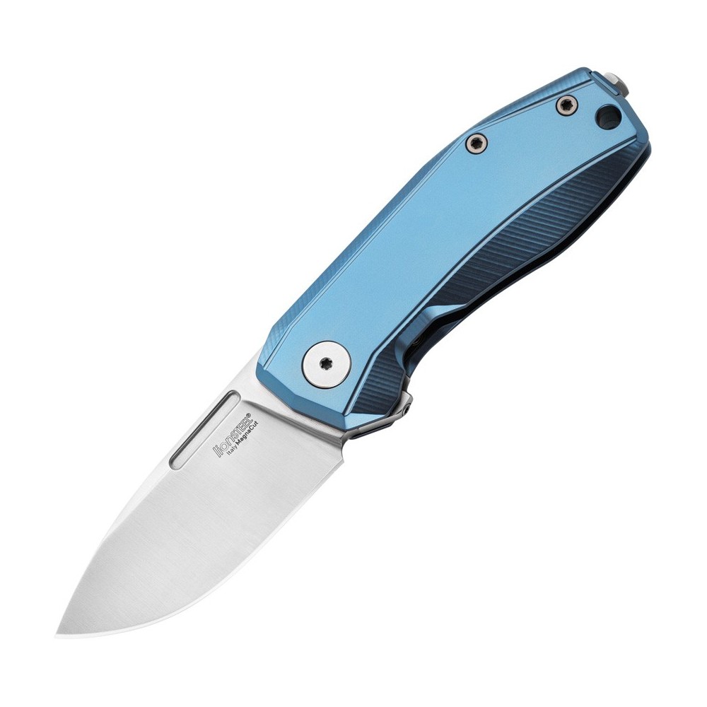 LionSTEEL Nano Framelock Blue TI