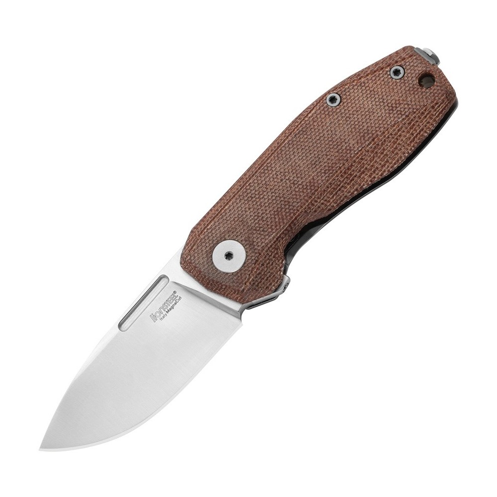 LionSTEEL Nano Framelock Natural Micarta