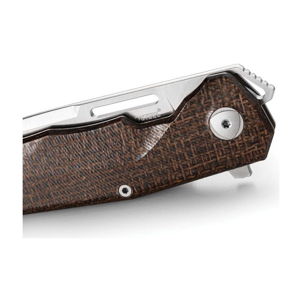 LionSTEEL Q4TTRO Framelock GrnBurlap