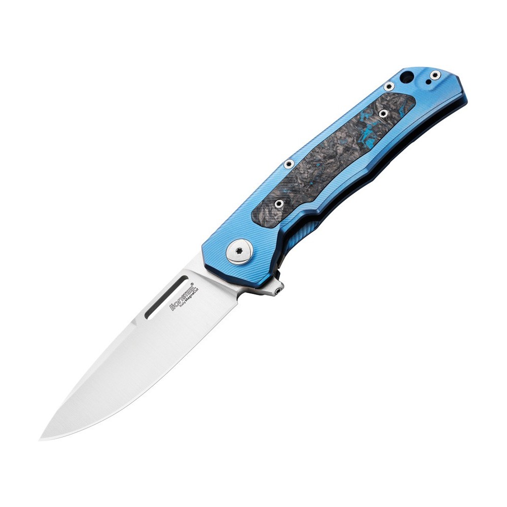 LionSTEEL Q4TTRO Framelock Blue Ti