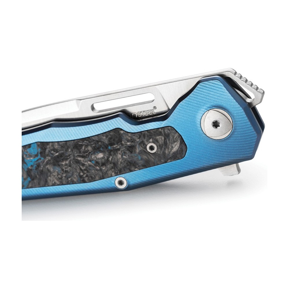 LionSTEEL Q4TTRO Framelock Blue Ti