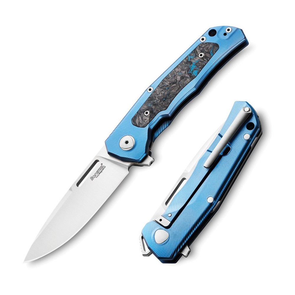 LionSTEEL Q4TTRO Framelock Blue Ti