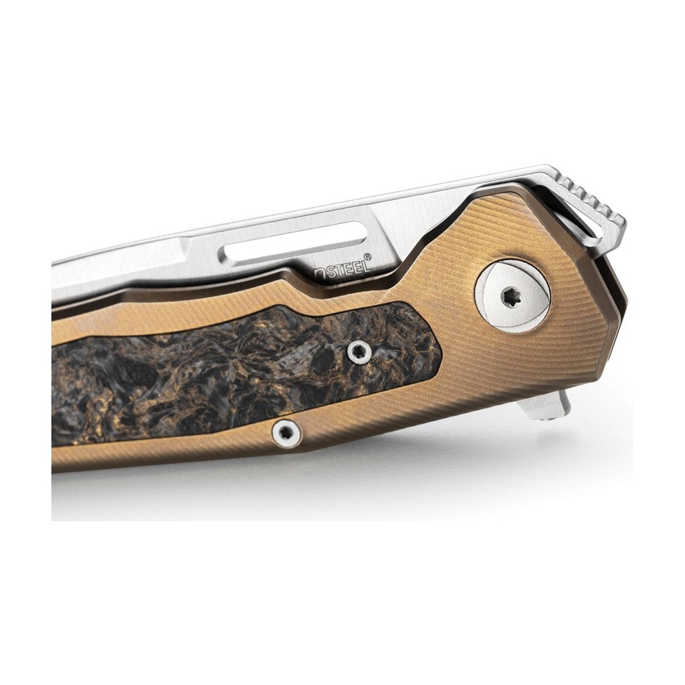 LionSTEEL Q4TTRO Framelock Brn Ti