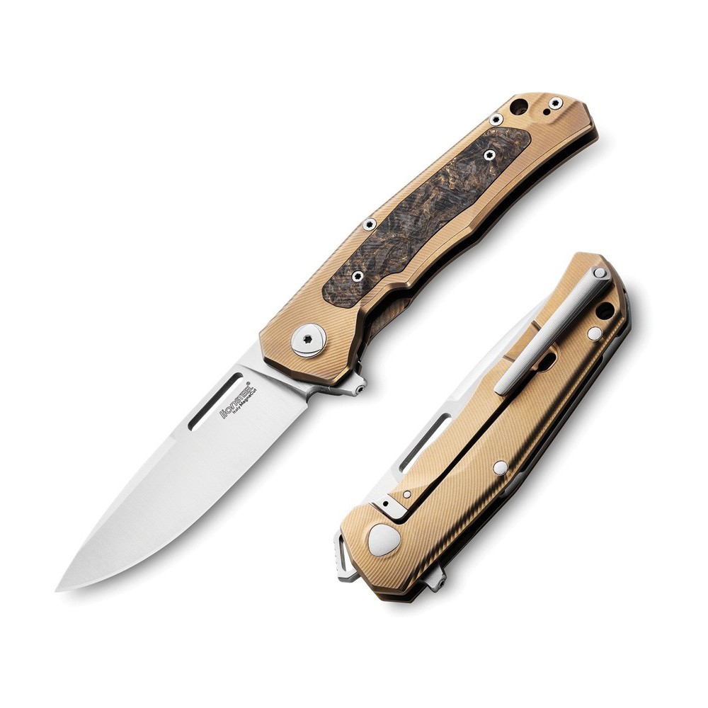 LionSTEEL Q4TTRO Framelock Brn Ti