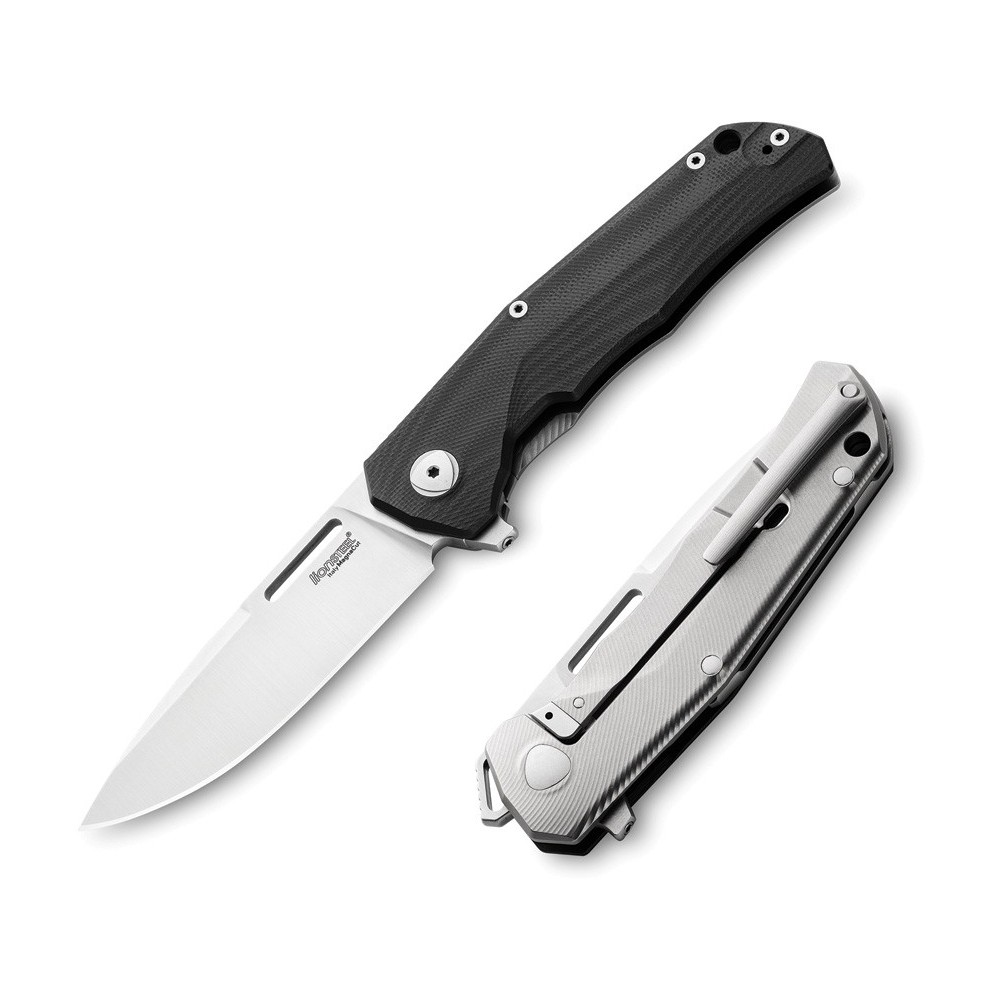 LionSTEEL Q4TTRO Framelock Blk G10