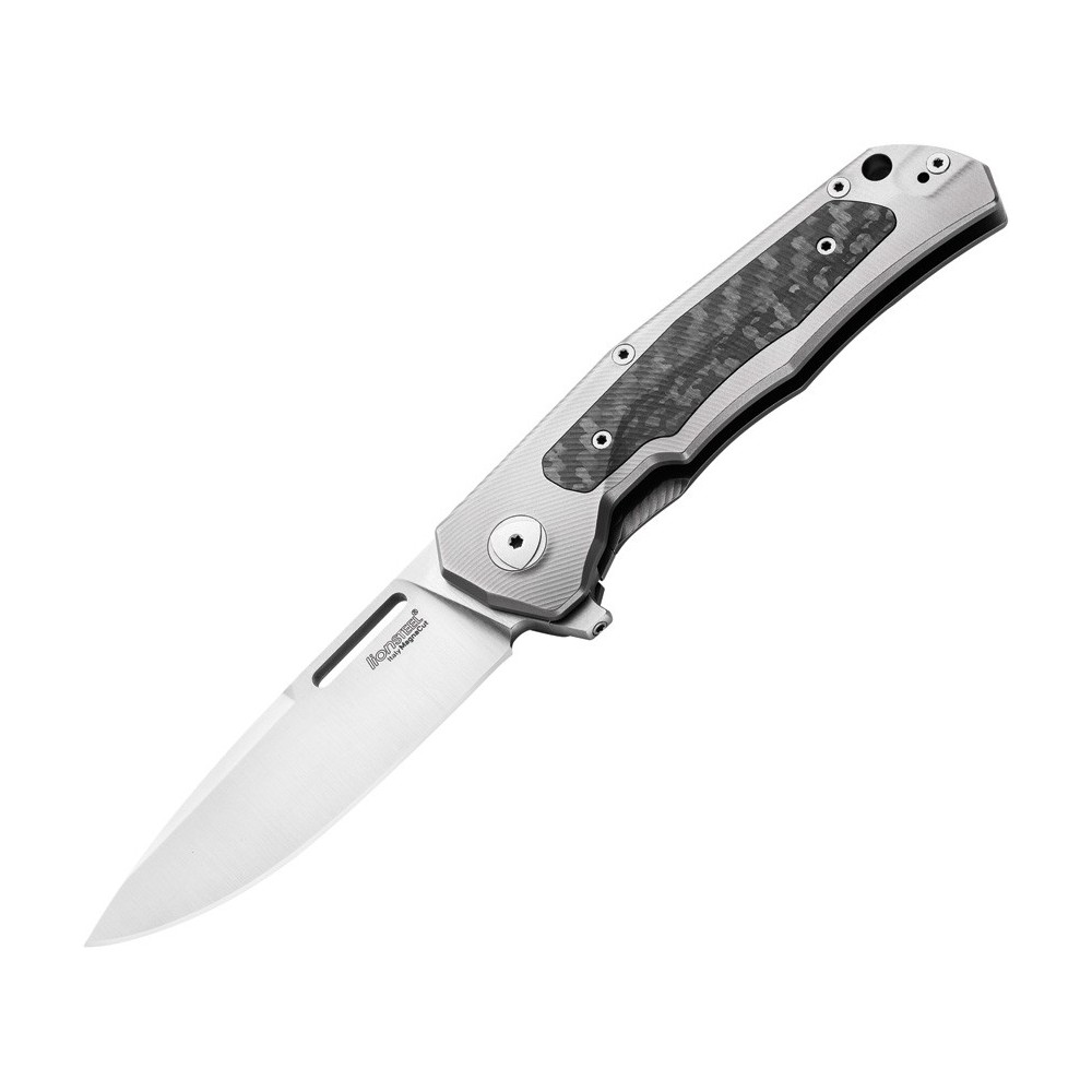 LionSTEEL Q4TTRO Framelock Gray Ti