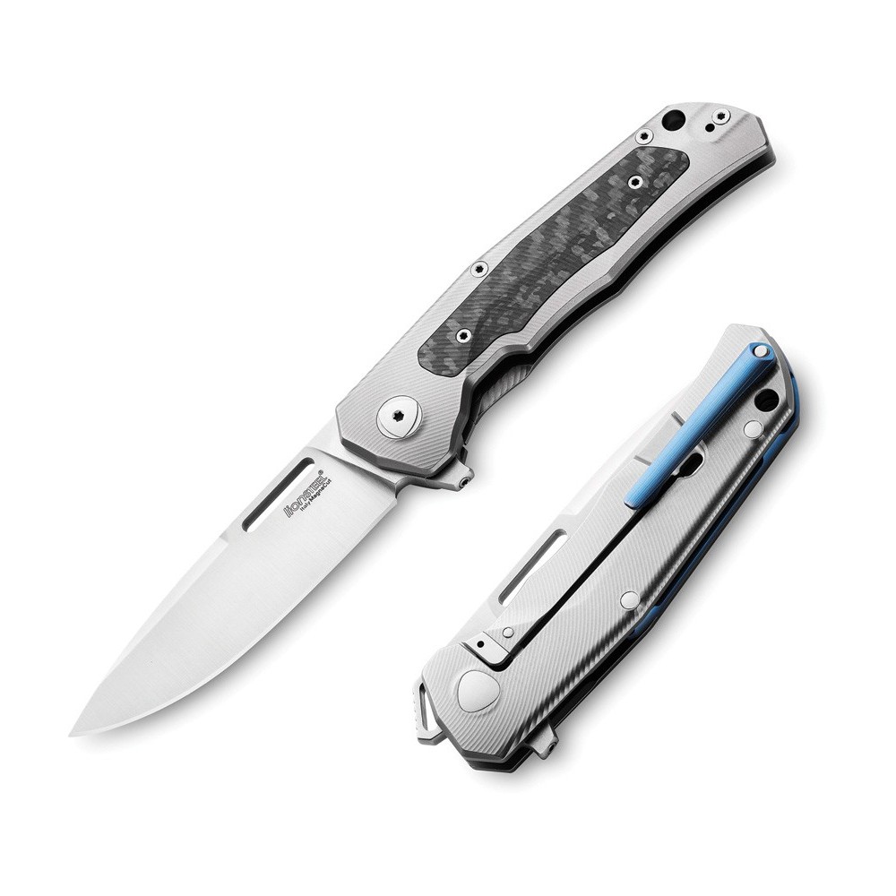 LionSTEEL Q4TTRO Framelock Gray Ti