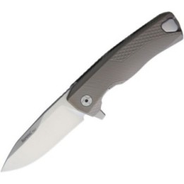 LionSTEEL ROK Titanium Linerlock Bronze