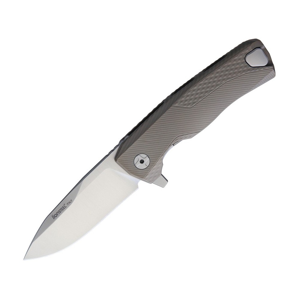 LionSTEEL ROK Titanium Linerlock Bronze