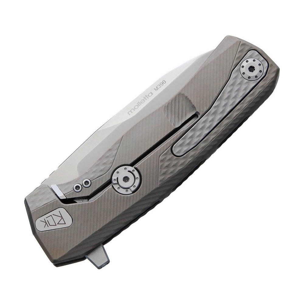 LionSTEEL ROK Titanium Linerlock Bronze