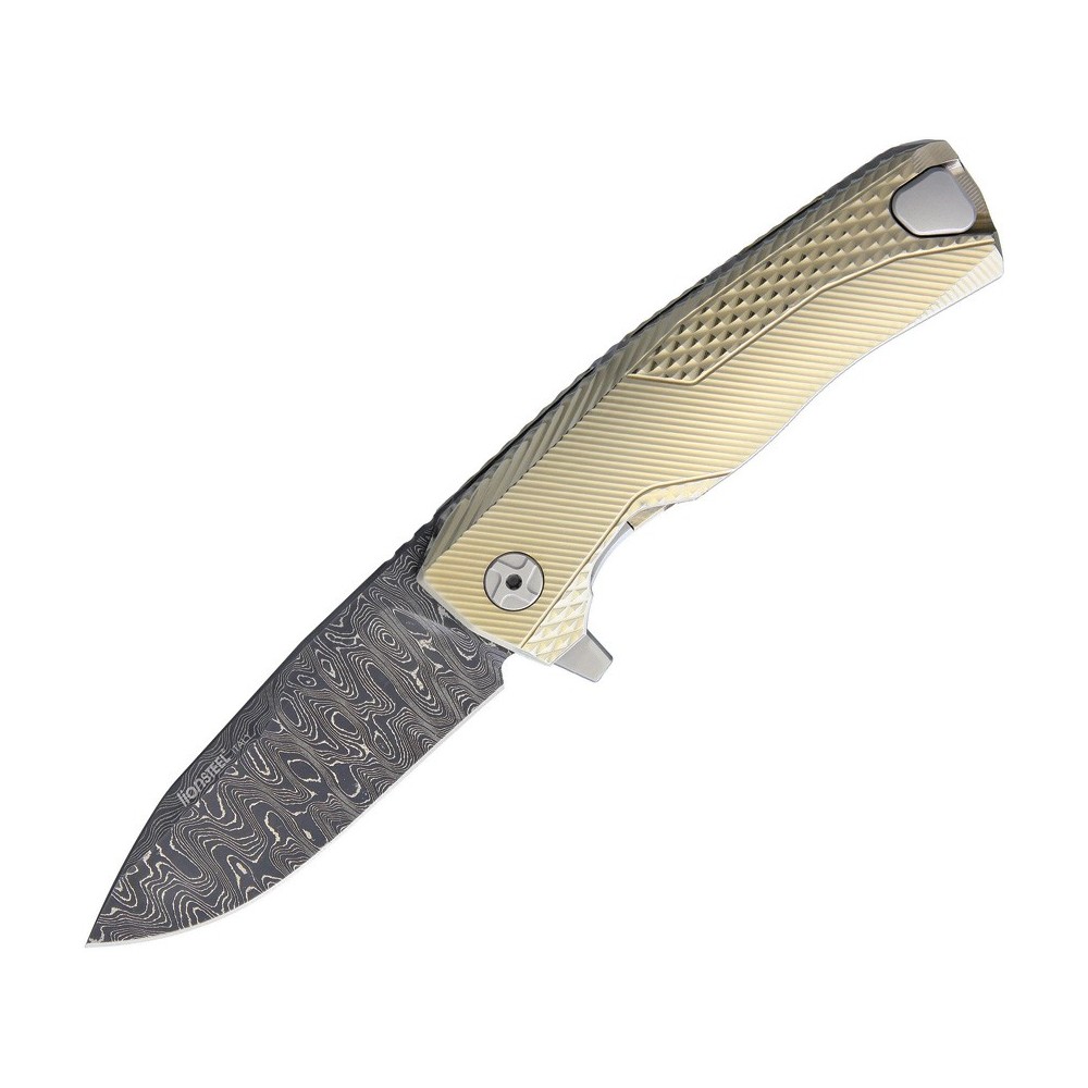 LionSTEEL ROK Titanium Framelock Gold