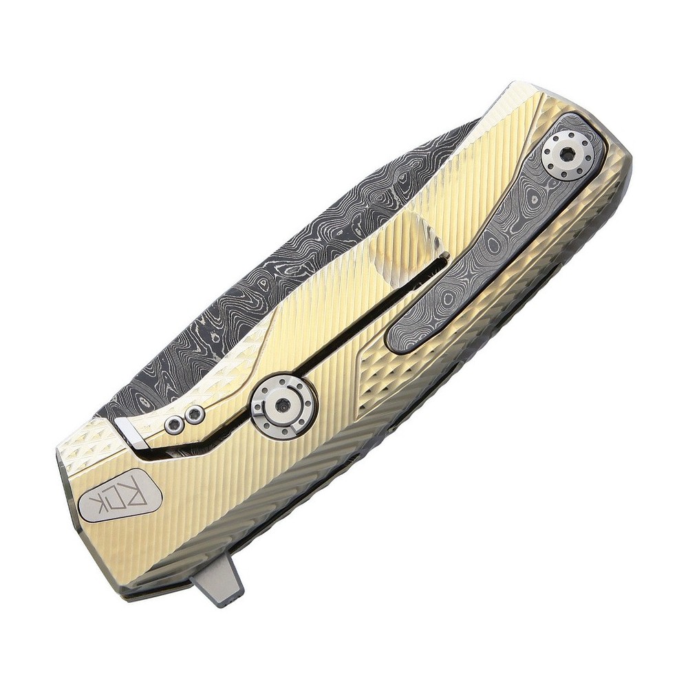 LionSTEEL ROK Titanium Framelock Gold