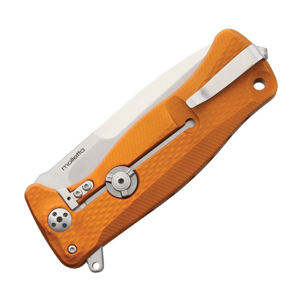 LionSTEEL SR11 Satin Orange Framelock