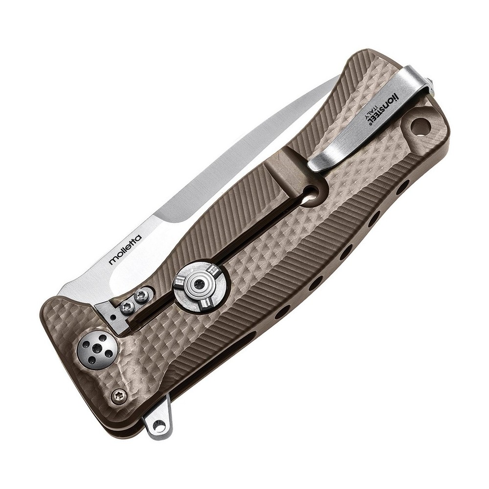 LionSTEEL SR11 Framelock Titanium Bronze