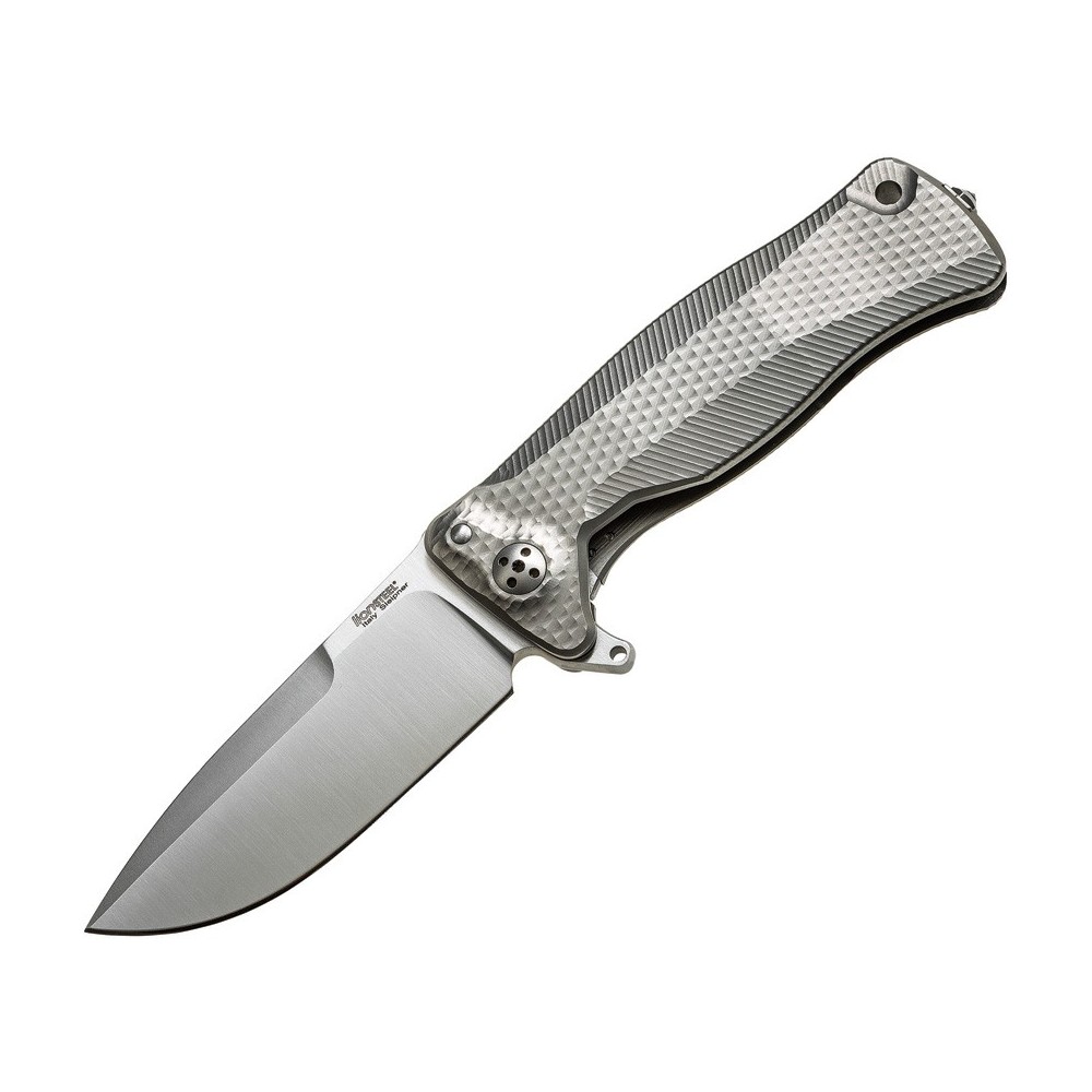 LionSTEEL SR11 Framelock Titanium Gray