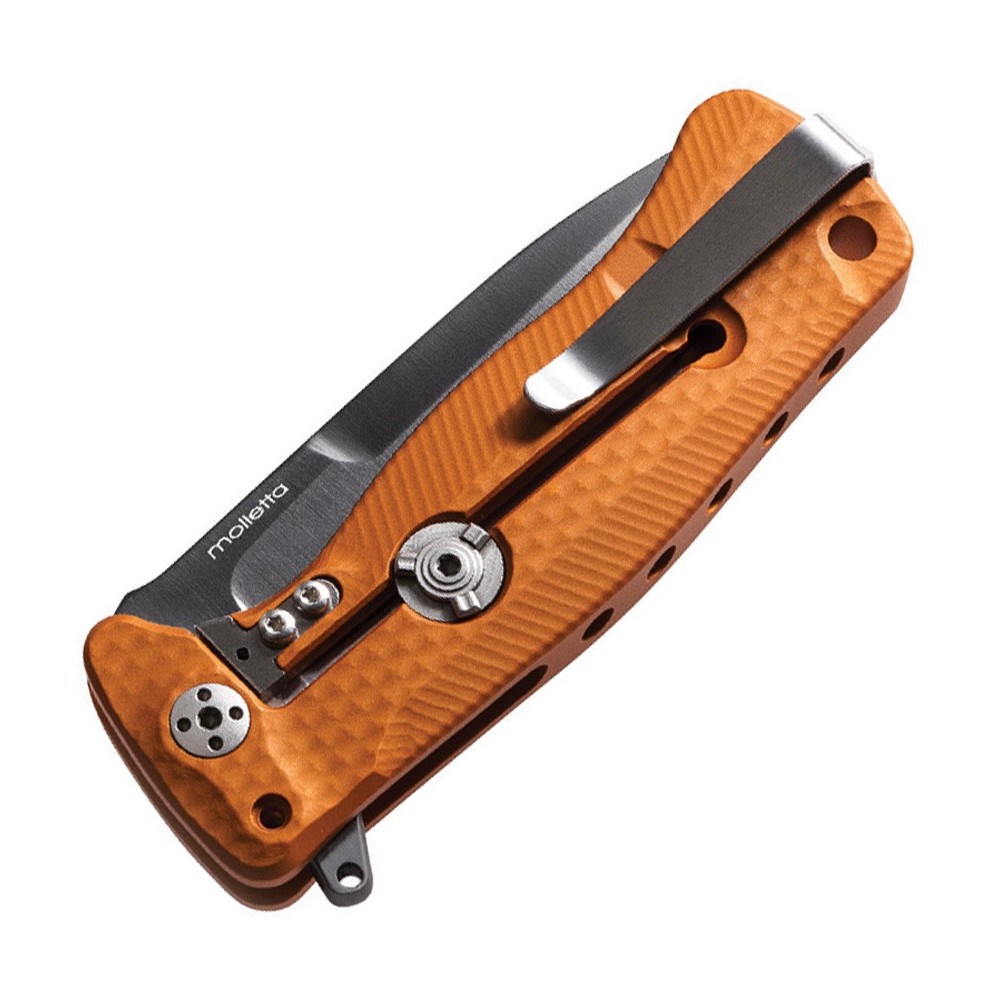LionSTEEL SR22 Framelock Orange Black
