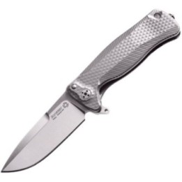 LionSTEEL SR22 Framelock Titanium Gray